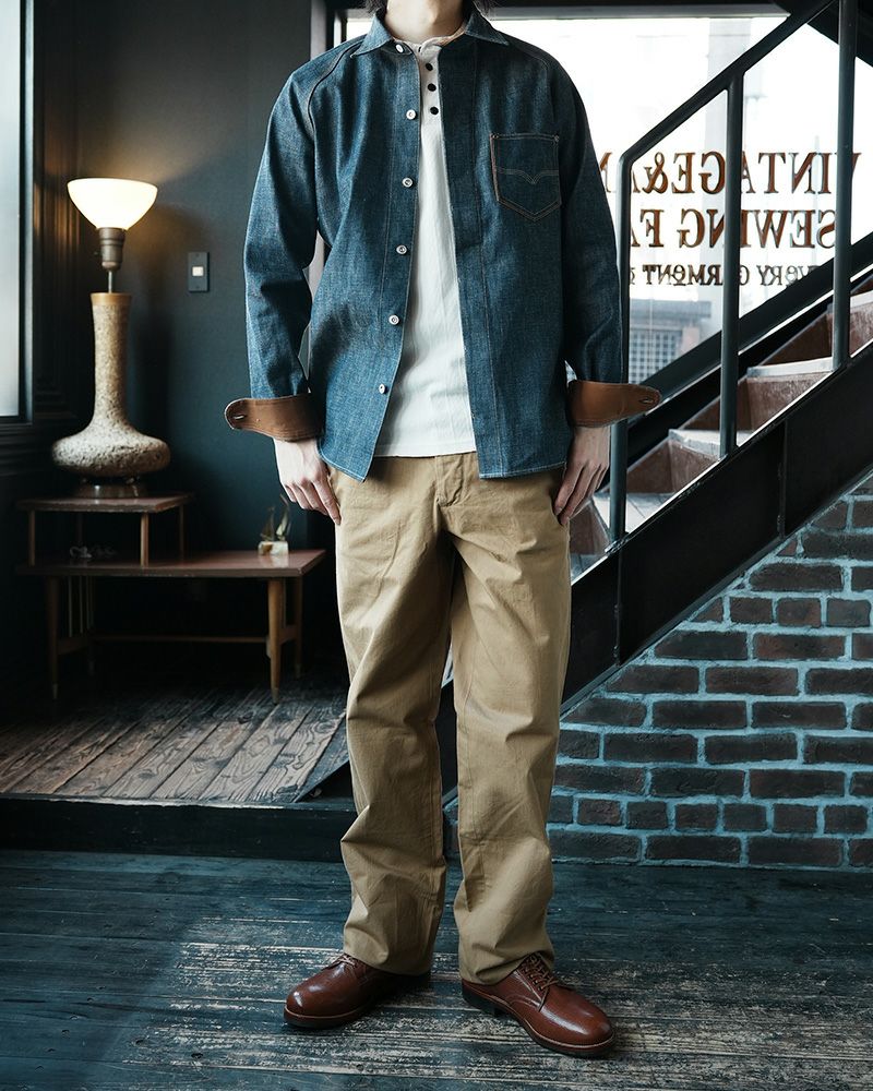 7640 [40s DENIM SHIRT] | デラックスウエア公式オンラインストア