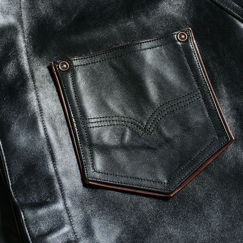 7648[40s LEATHER SHIRT] | デラックスウエア公式オンラインストア