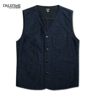 送料無料人気4T2426/DALEE\'S&Co マクウェル ショップベスト ダリーズ MAXWELL 20s Shop Vest Lサイズ