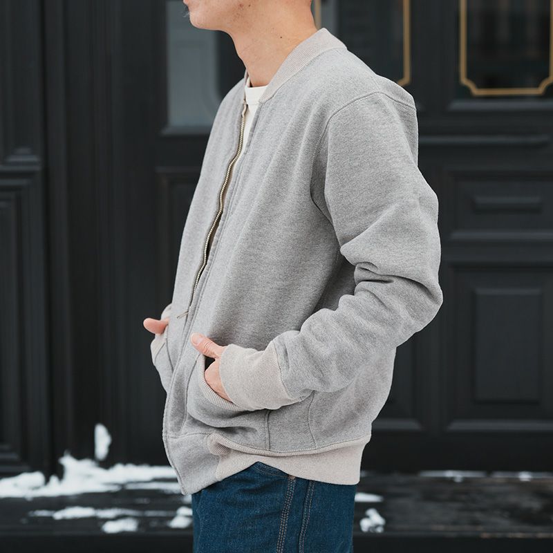 SFZ-00[FULLZIP SWEAT PLAIN] | デラックスウエア公式オンラインストア