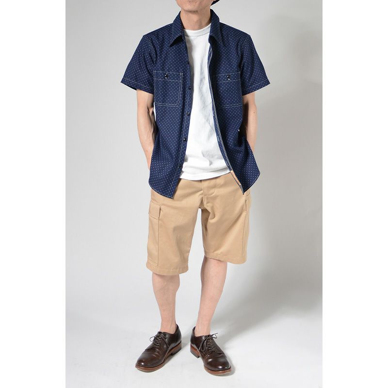 新品 デラックスウェア WWS-29S INDIGO.PLK XL 楽天市場】DELUXEWARE デラックスウエア PATTERNED INDIGO SHIRT