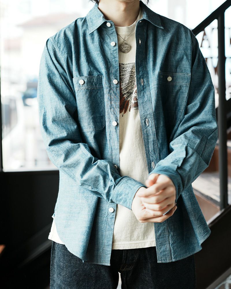 7623[56 INDIGO CHAMBRAY] | デラックスウエア公式オンラインストア