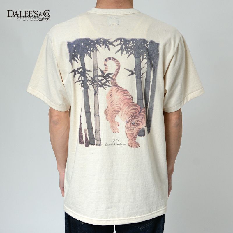 7オンスTシャツのオリエンタルデザイン「竹虎」
