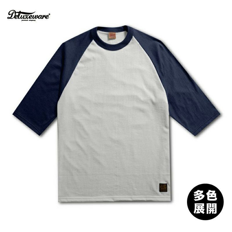 ラグランスリーブ配色Tシャツ