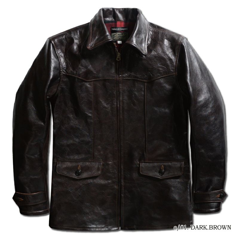 コートとジャケットが融合したホースハイドレザージャケット